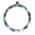 Milchstraße | 925 Sterling Silber | Galaxie Glaskiesel Armband
